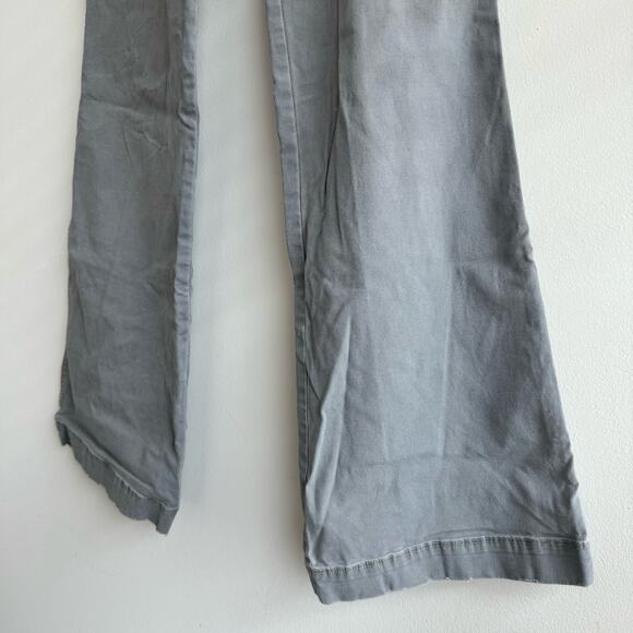 Abercrombie & Fitch Low Rise Grey/Blue Flared Jeans - 2 - Picture 2 of 10